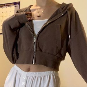 Cropped Zippie Hoodie